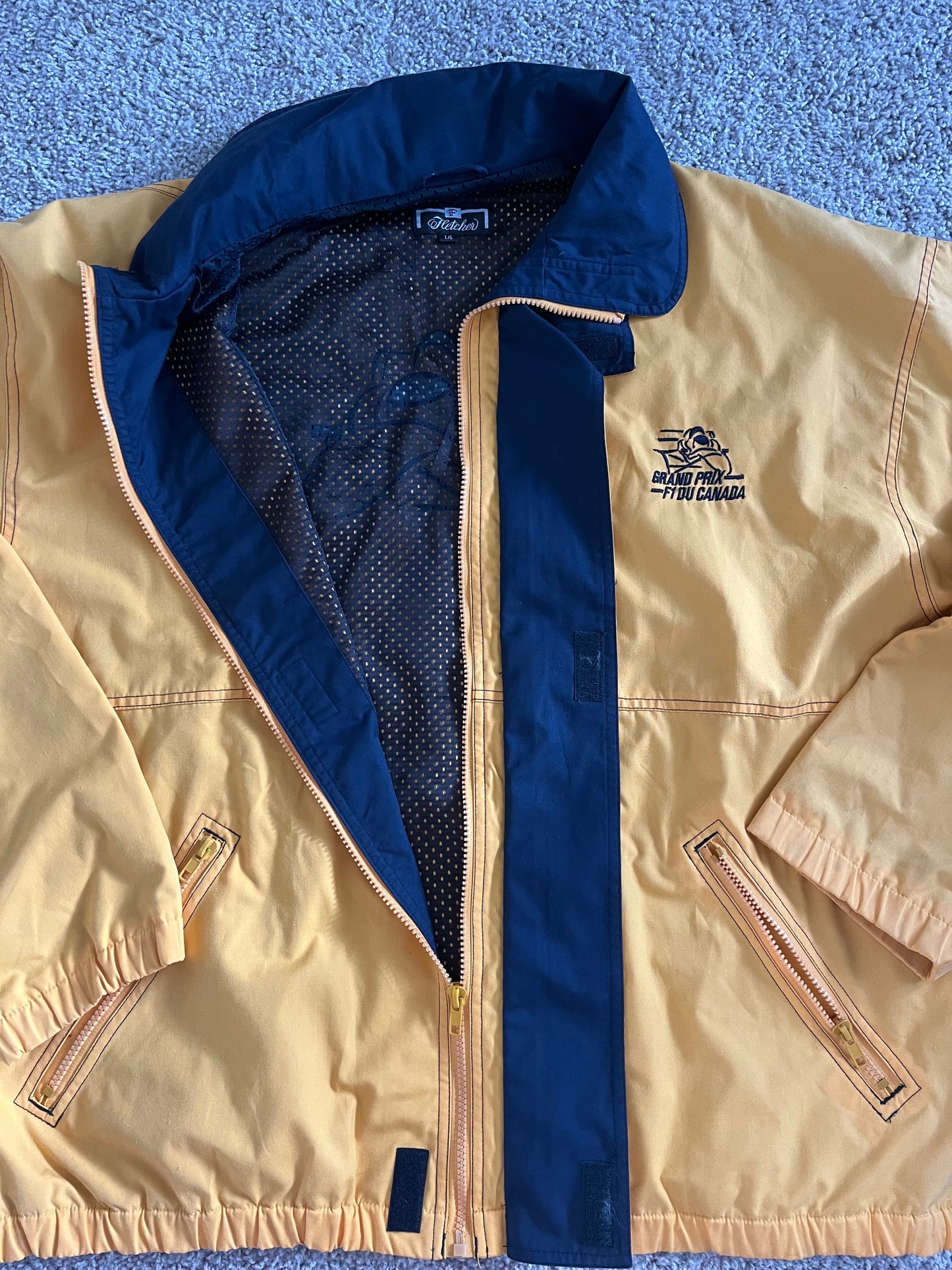 Vintage F1 Du Canada Grand Prix Windbreaker Jacket