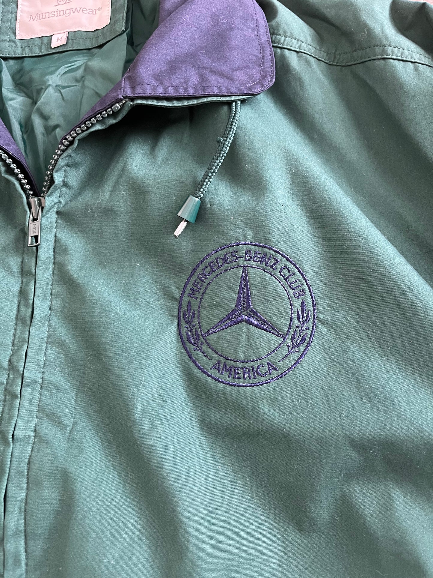 Vintage 80's Mercedes Benz Windbreaker Jacket