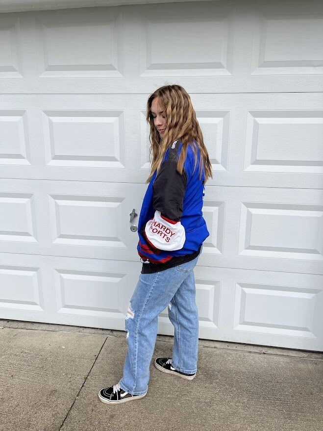 Vintage '90s Elliot-Hardy Motorsports New Holland NASCAR Racing Jacket