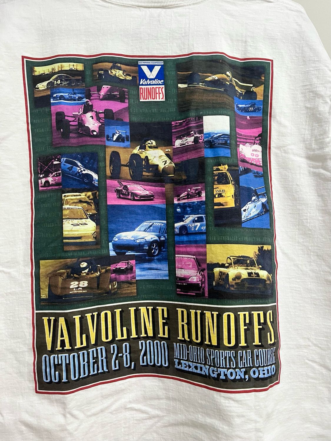 SCCA National Championship 2000 Valvoline Runoffs at Mid Ohio Sports Car Course T-Shirt