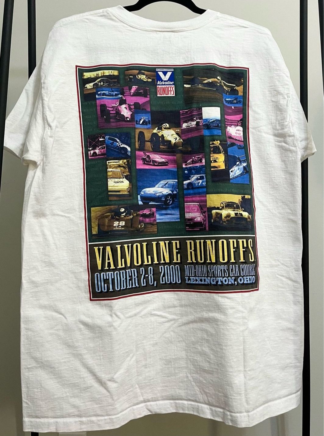 SCCA National Championship 2000 Valvoline Runoffs at Mid Ohio Sports Car Course T-Shirt