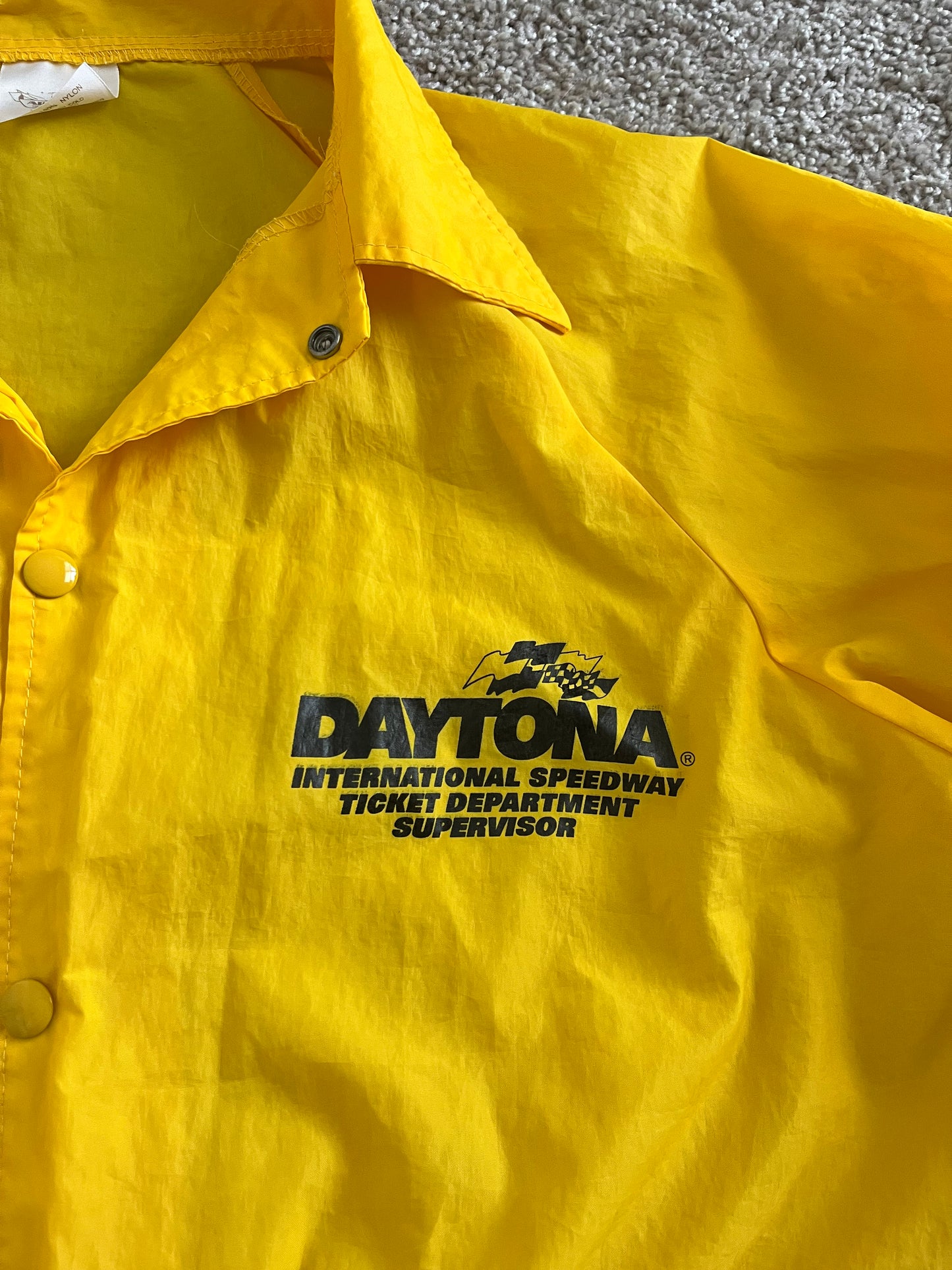 Vintage 80's Daytona International Speedway Drawstring Jacket