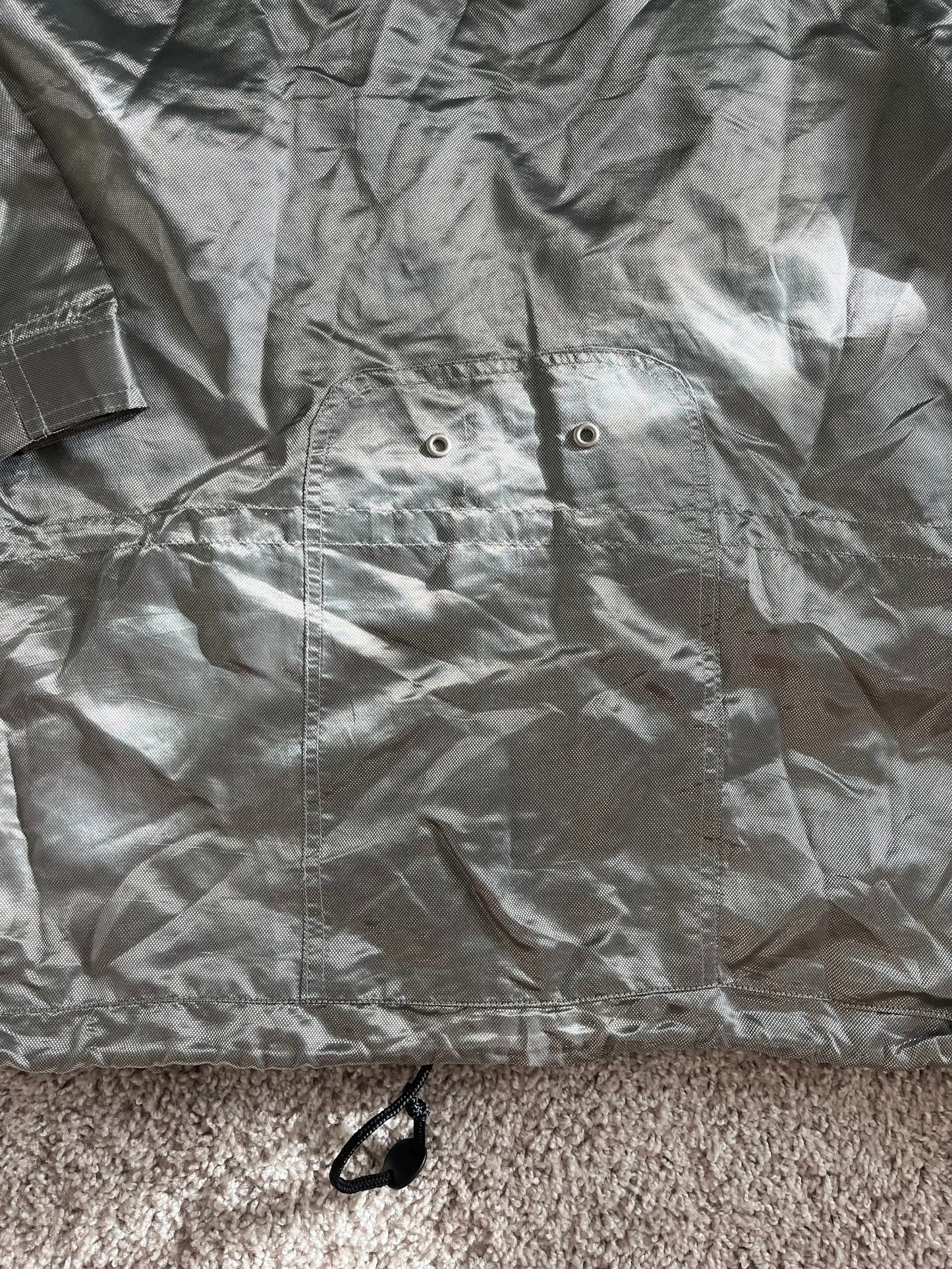 Vintage Metallic Mercedes Benz Windbreaker Jacket