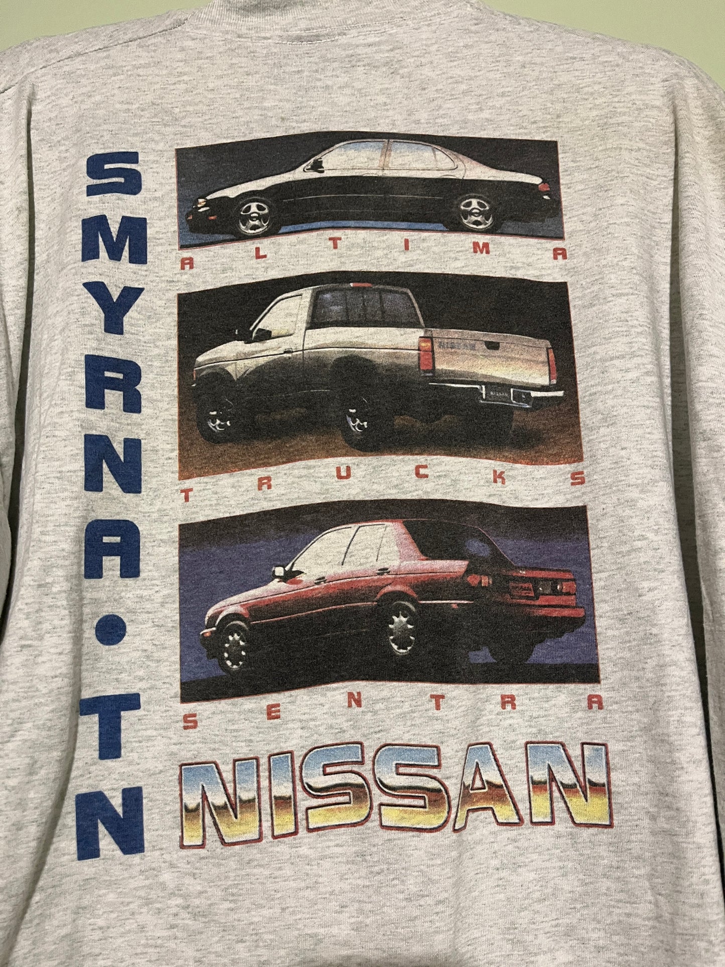 Vintage 90’s Nissan Altima, Sentra, Trucks Symrna Long Sleeve Shirt
