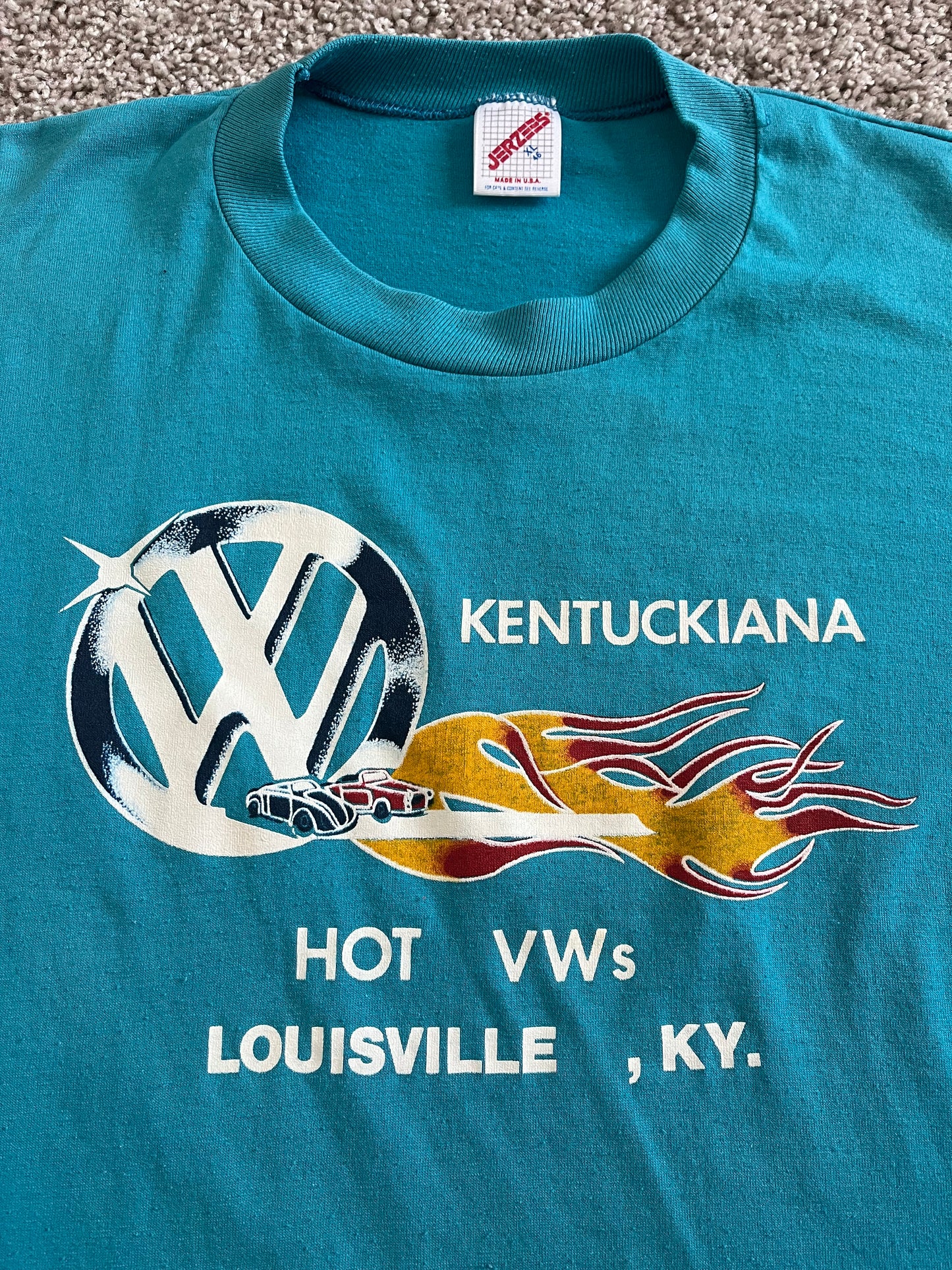 Vintage 80's Kentuckiana Hot VW's T-shirt