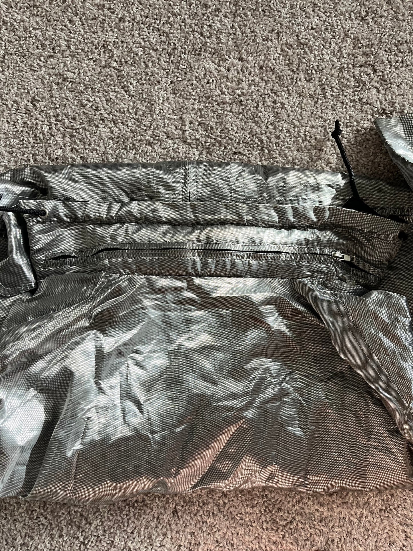 Vintage Metallic Mercedes Benz Windbreaker Jacket