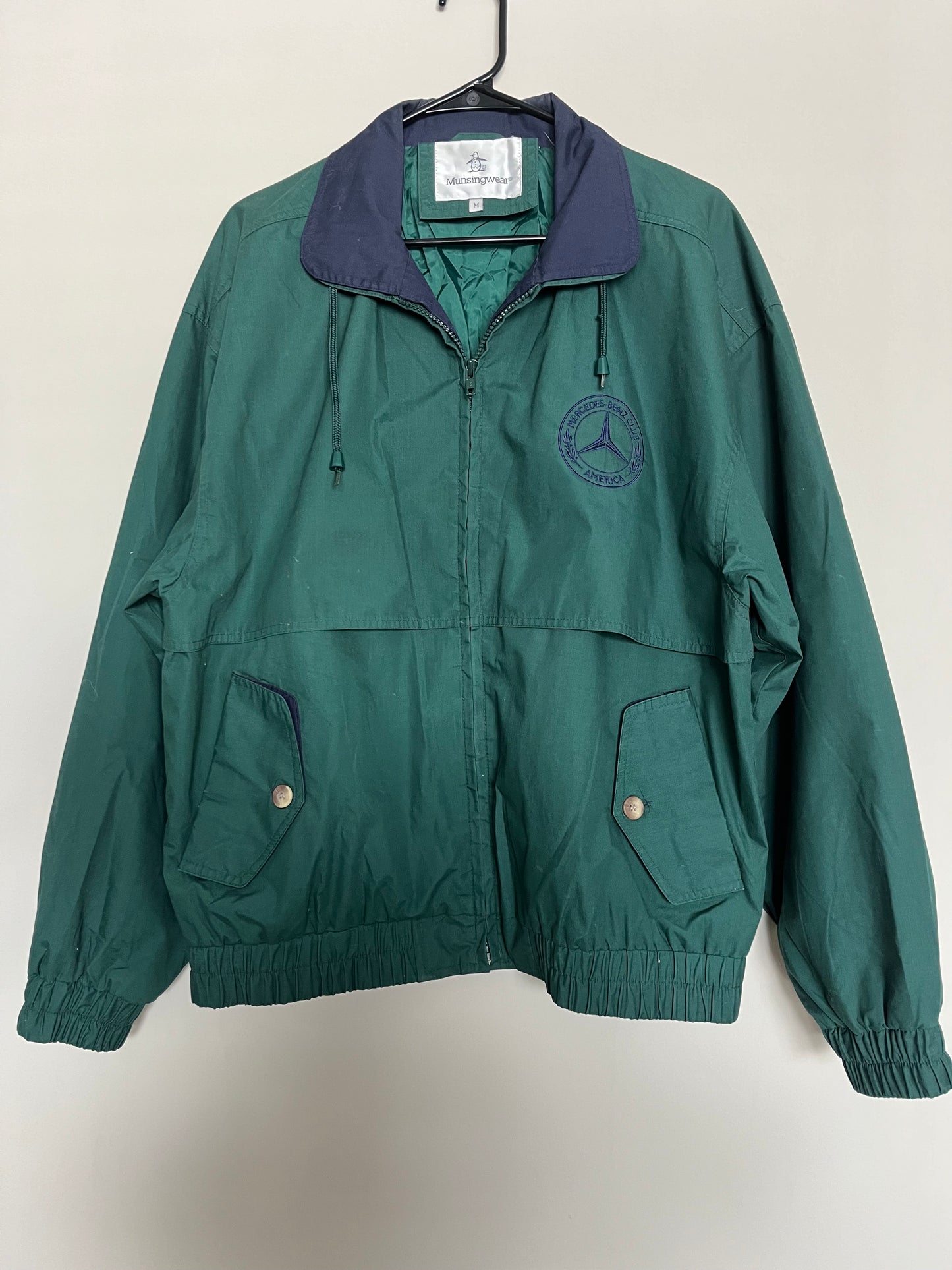 Vintage 80's Mercedes Benz Windbreaker Jacket