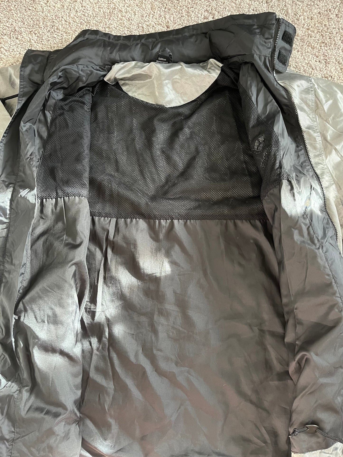 Vintage Metallic Mercedes Benz Windbreaker Jacket