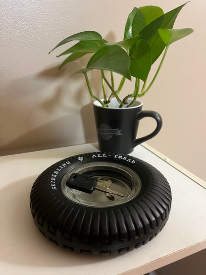 Vintage 1950’s Seiberling All Tread Tire Ash Tray