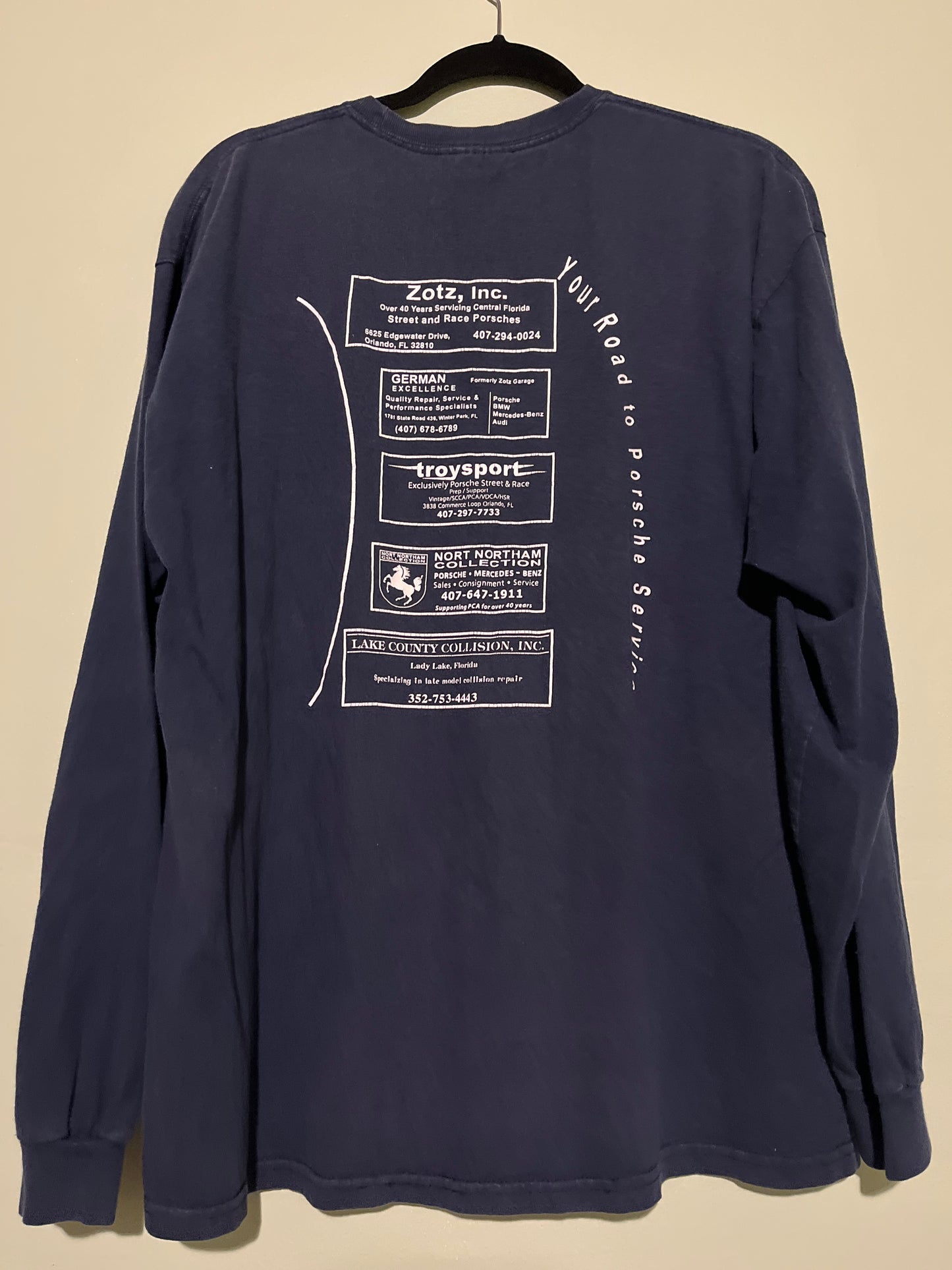 Porsche Club of America HPDE Long Sleeve