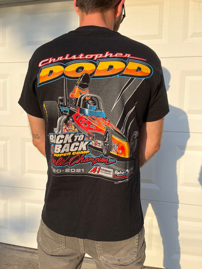 Christopher Dodd Racing NHRA Super Comp Champion T-Shirt