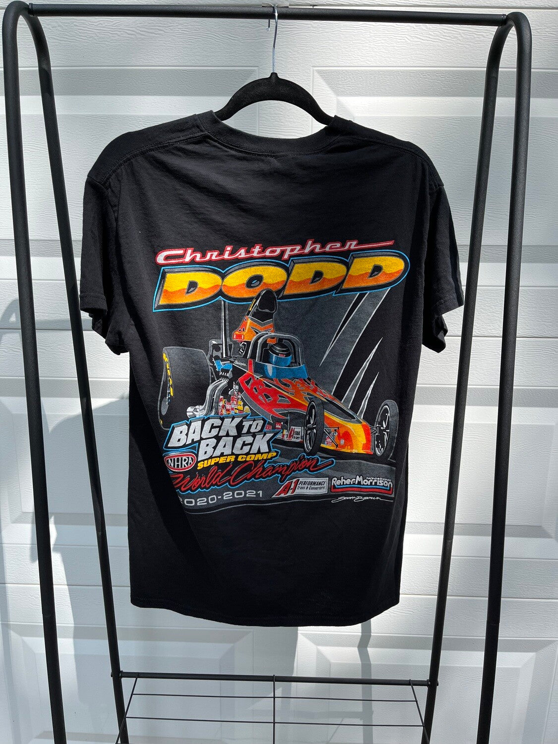 Christopher Dodd Racing NHRA Super Comp Champion T-Shirt