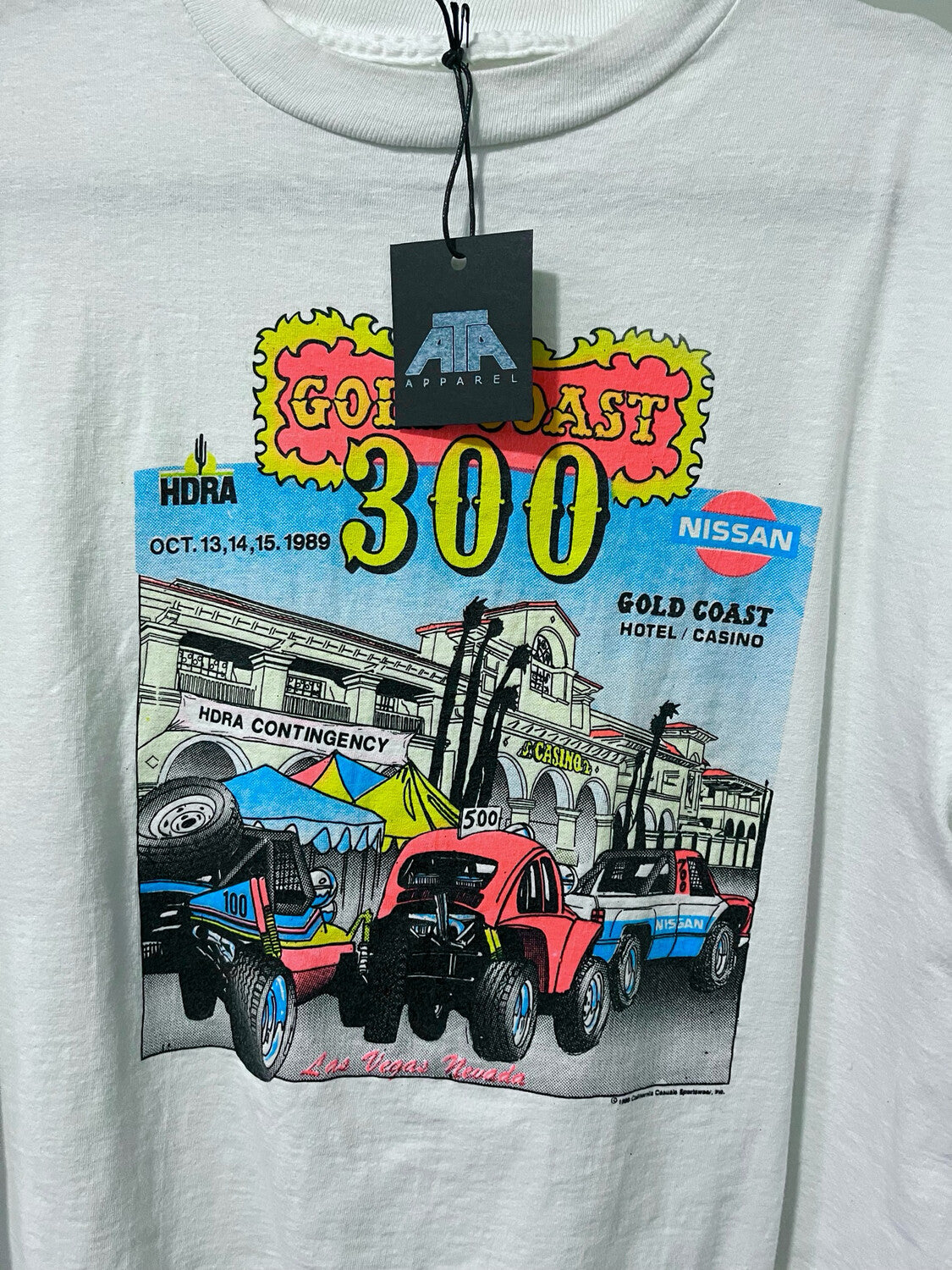 Vintage 1989 HDRA Gold Coast Las Vegas 300 T-Shirt