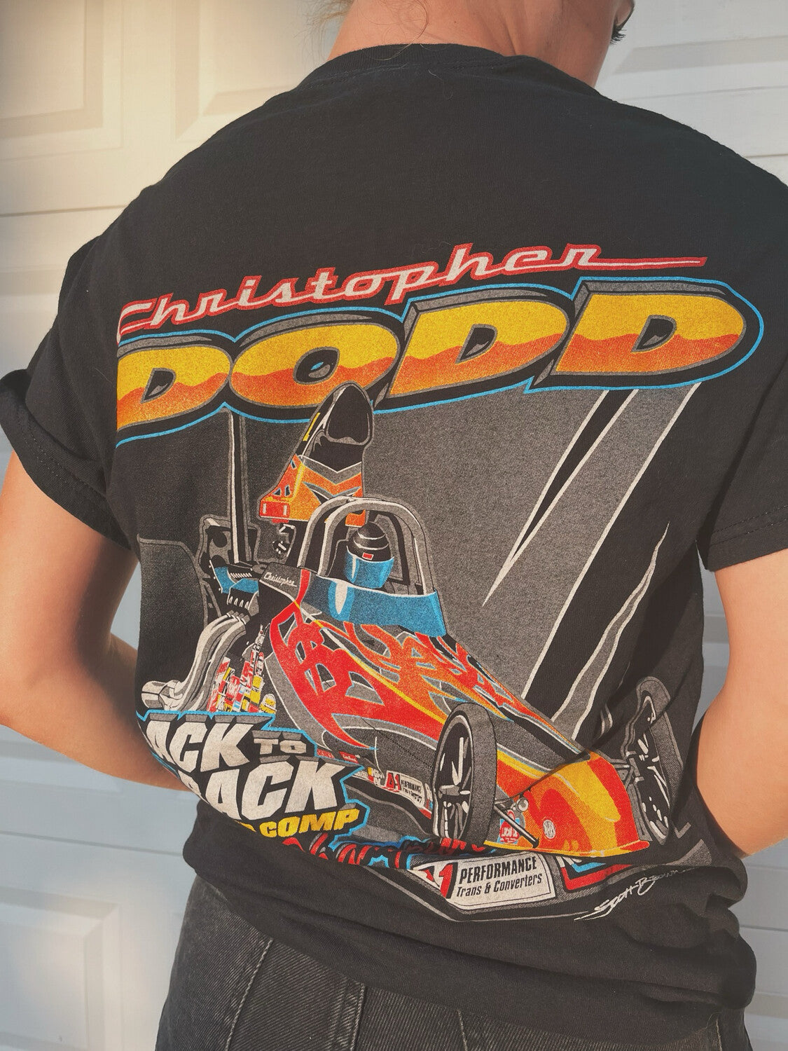 Christopher Dodd Racing NHRA Super Comp Champion T-Shirt