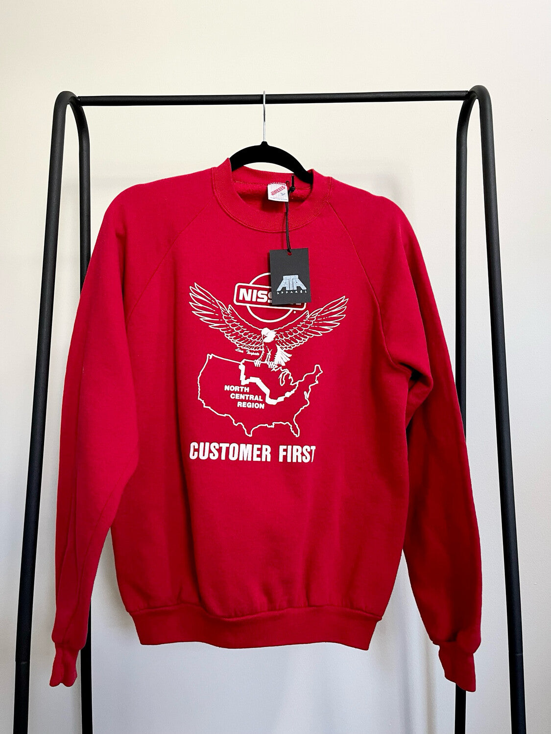 Vintage '80s Nissan Customer First Crewneck Sweatshirt