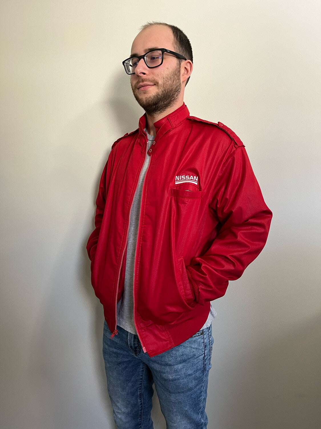 Vintage 80's Nissan Bomber Jacket