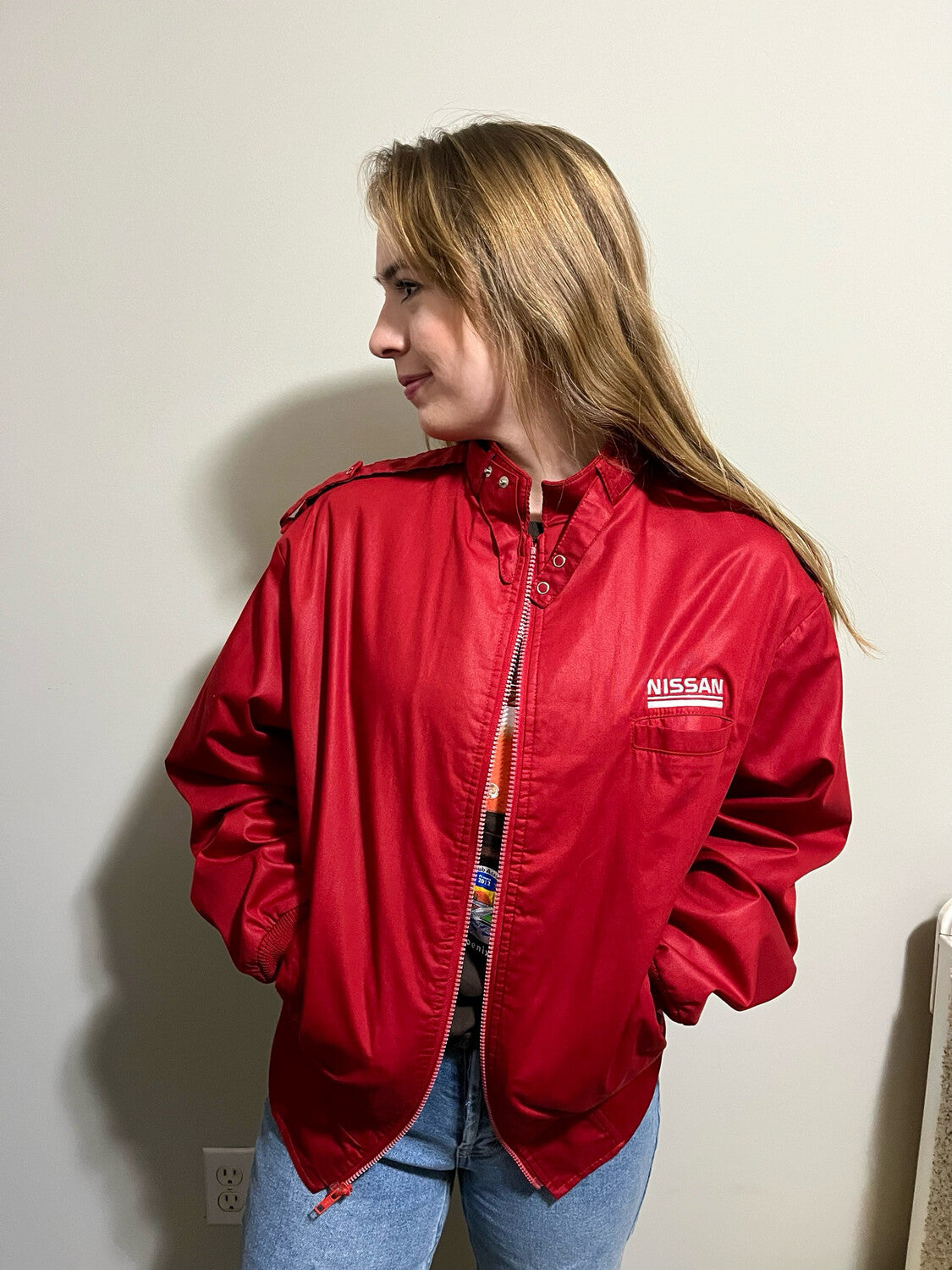 Vintage 80's Nissan Bomber Jacket