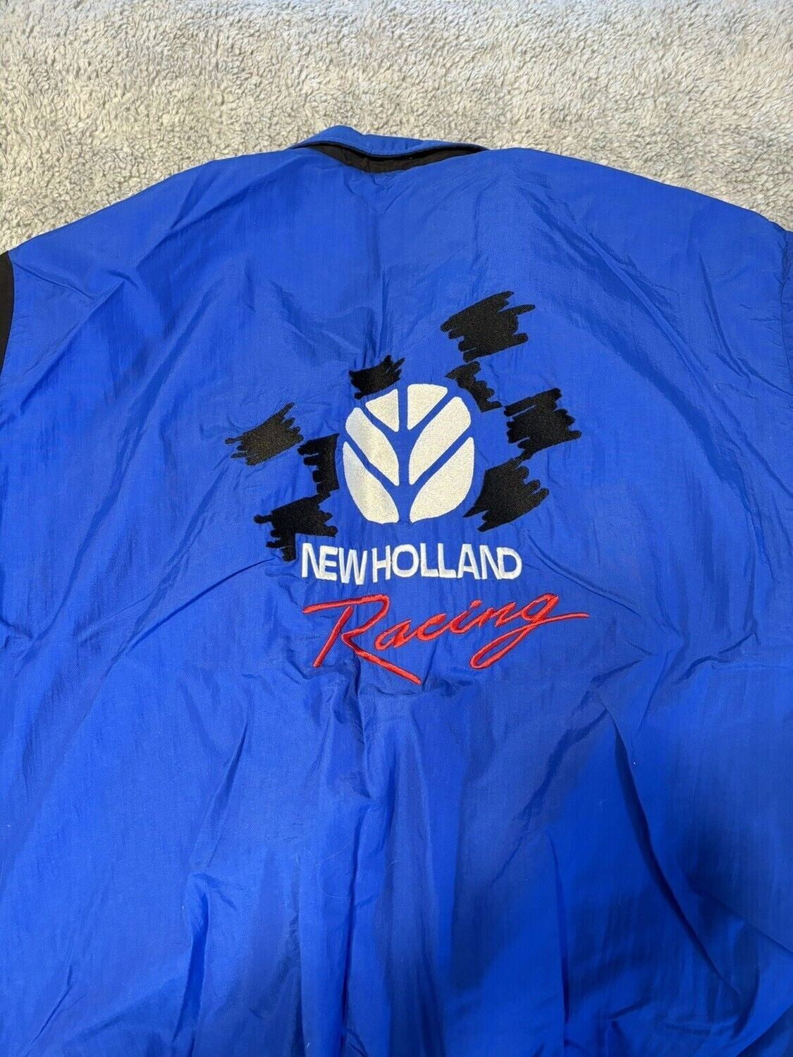 Vintage '90s Elliot-Hardy Motorsports New Holland Racing Jacket