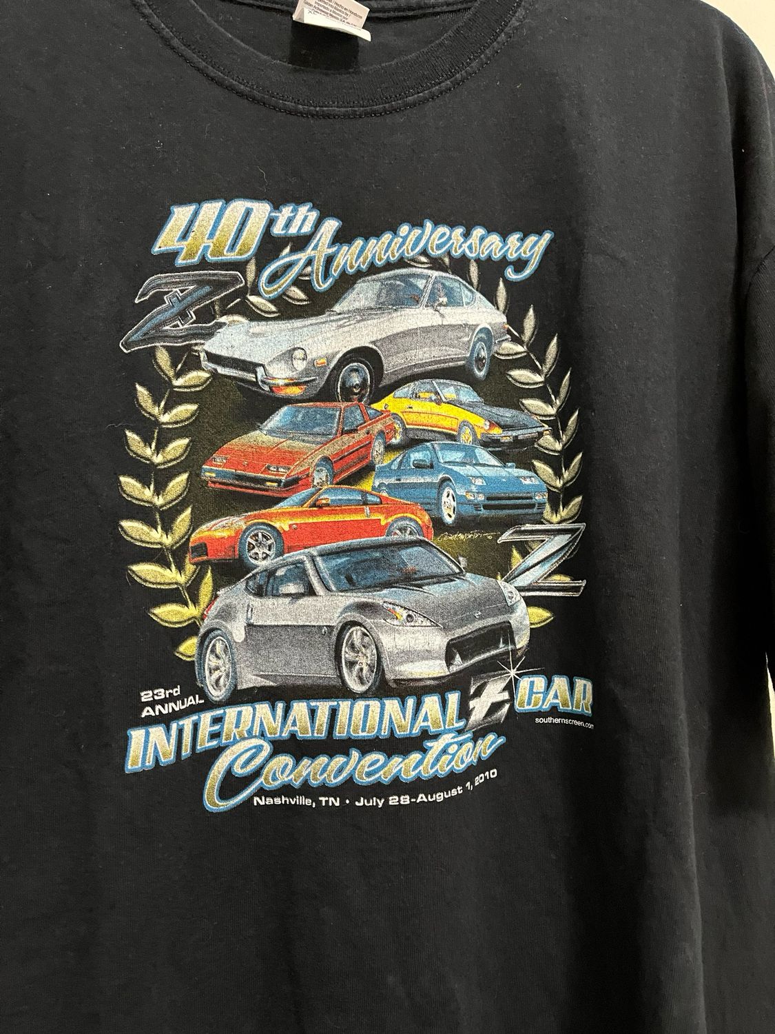 2010 40th Z Anniversary 23rd Annual International Z Car Convention T-shirt