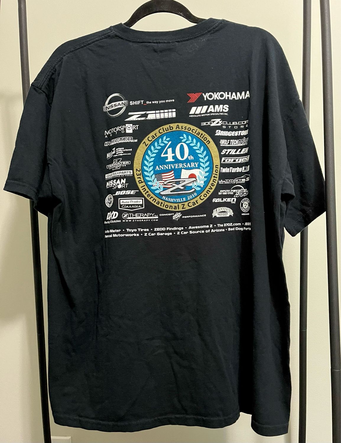 2010 40th Z Anniversary 23rd Annual International Z Car Convention T-shirt