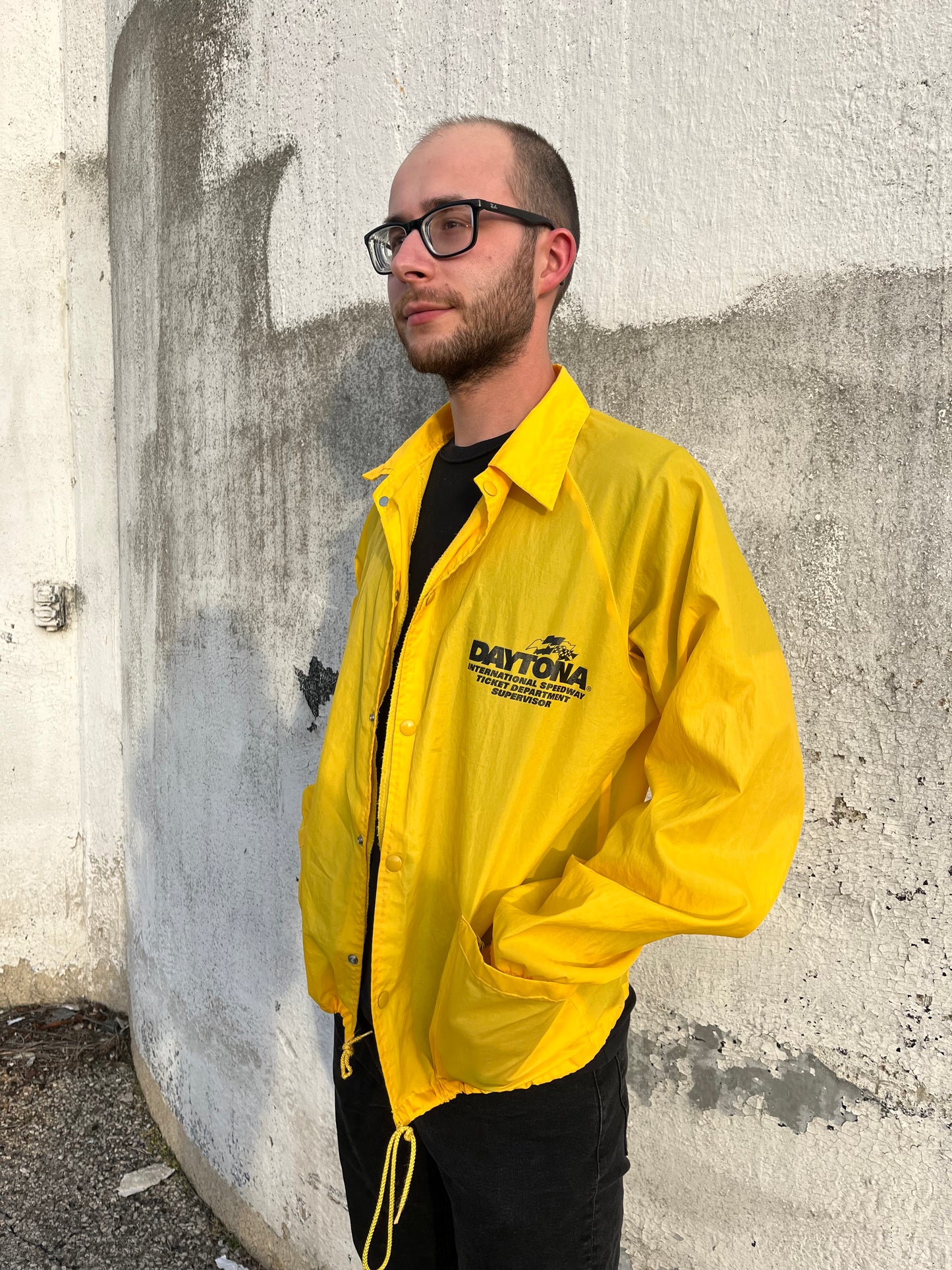 Vintage 80's Daytona International Speedway Drawstring Jacket