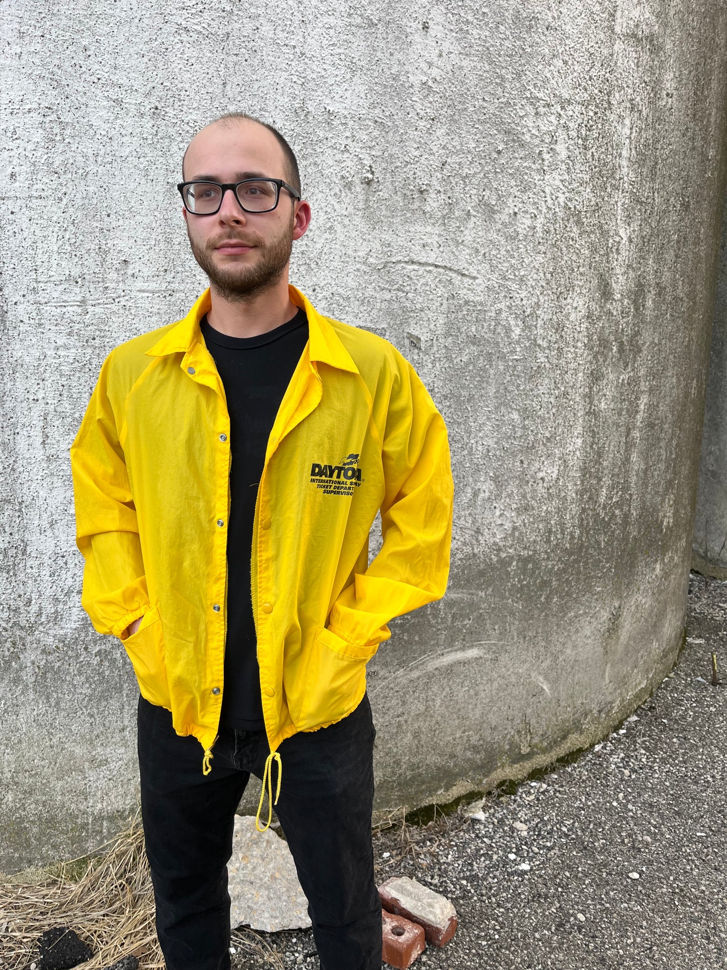Vintage 80's Daytona International Speedway Drawstring Jacket