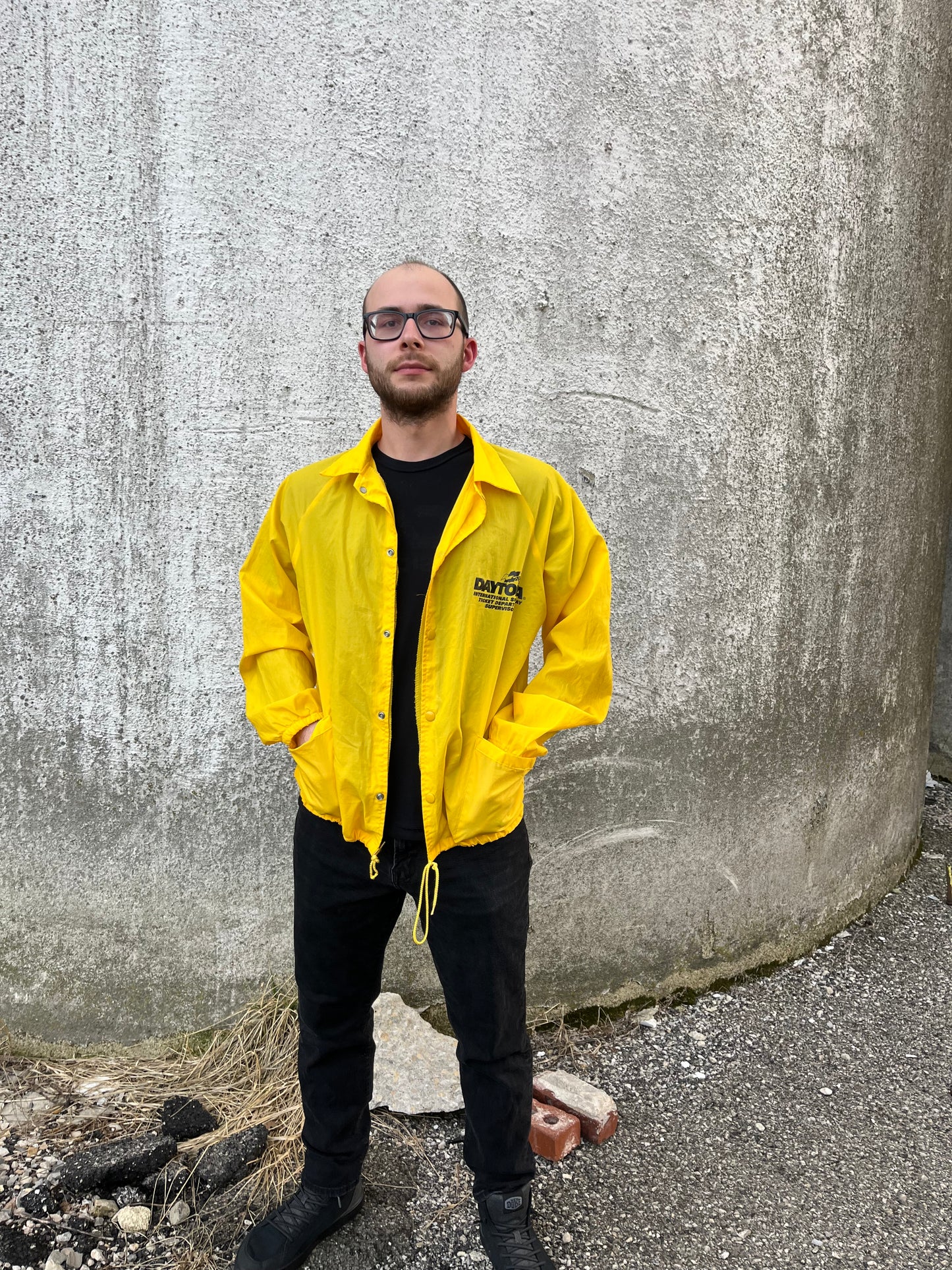 Vintage 80's Daytona International Speedway Drawstring Jacket