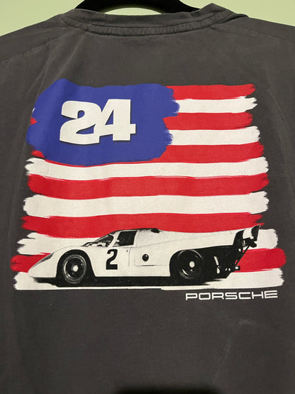 Porsche 917K 24 Hours of Daytona American Flag T-shirt