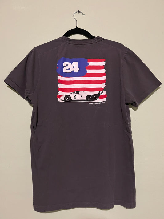 Porsche 917K 24 Hours of Daytona American Flag T-shirt