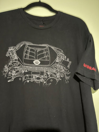Nissan GT-R VR38DETT Engine T-shirt