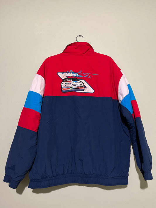 Vintage 90's Valvoline Mark Martin Racing NASCAR Puffer Winderbreaker Jacket