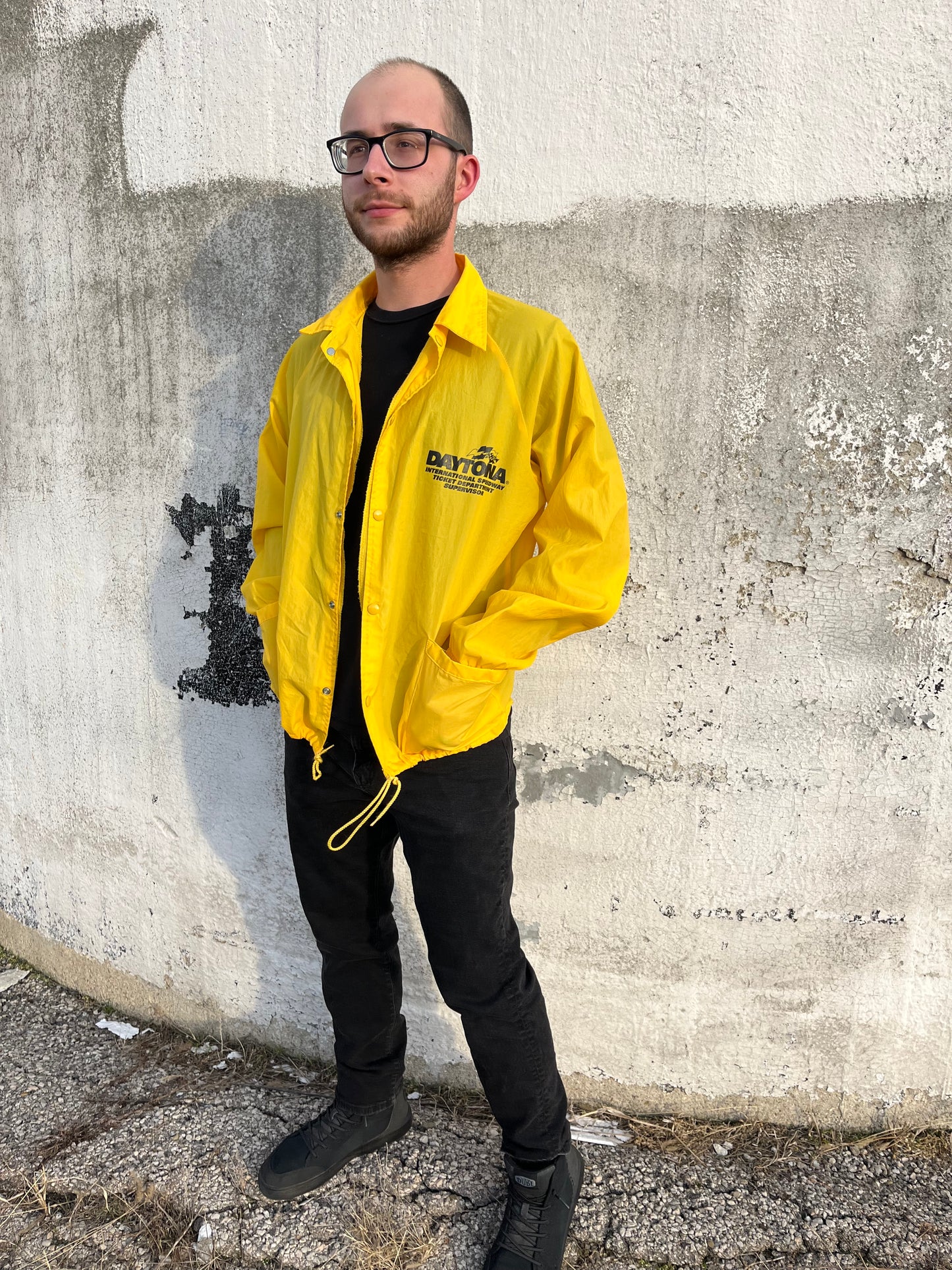 Vintage 80's Daytona International Speedway Drawstring Jacket