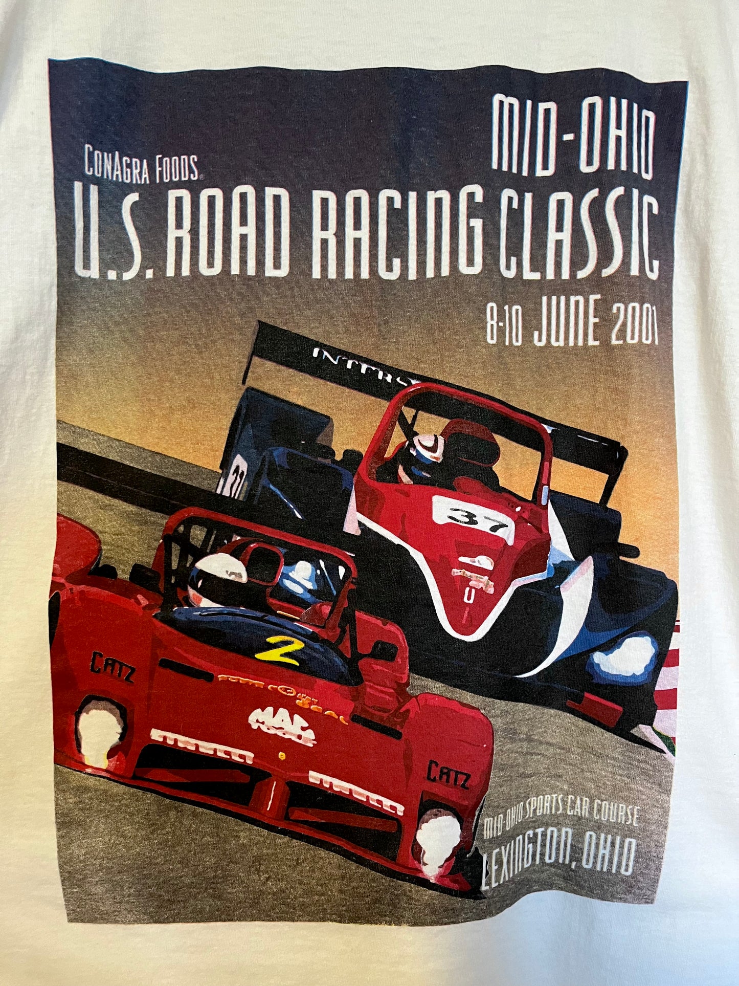 Vintage 2001 Mid-Ohio U.S. Road Racing Classic T-Shirt