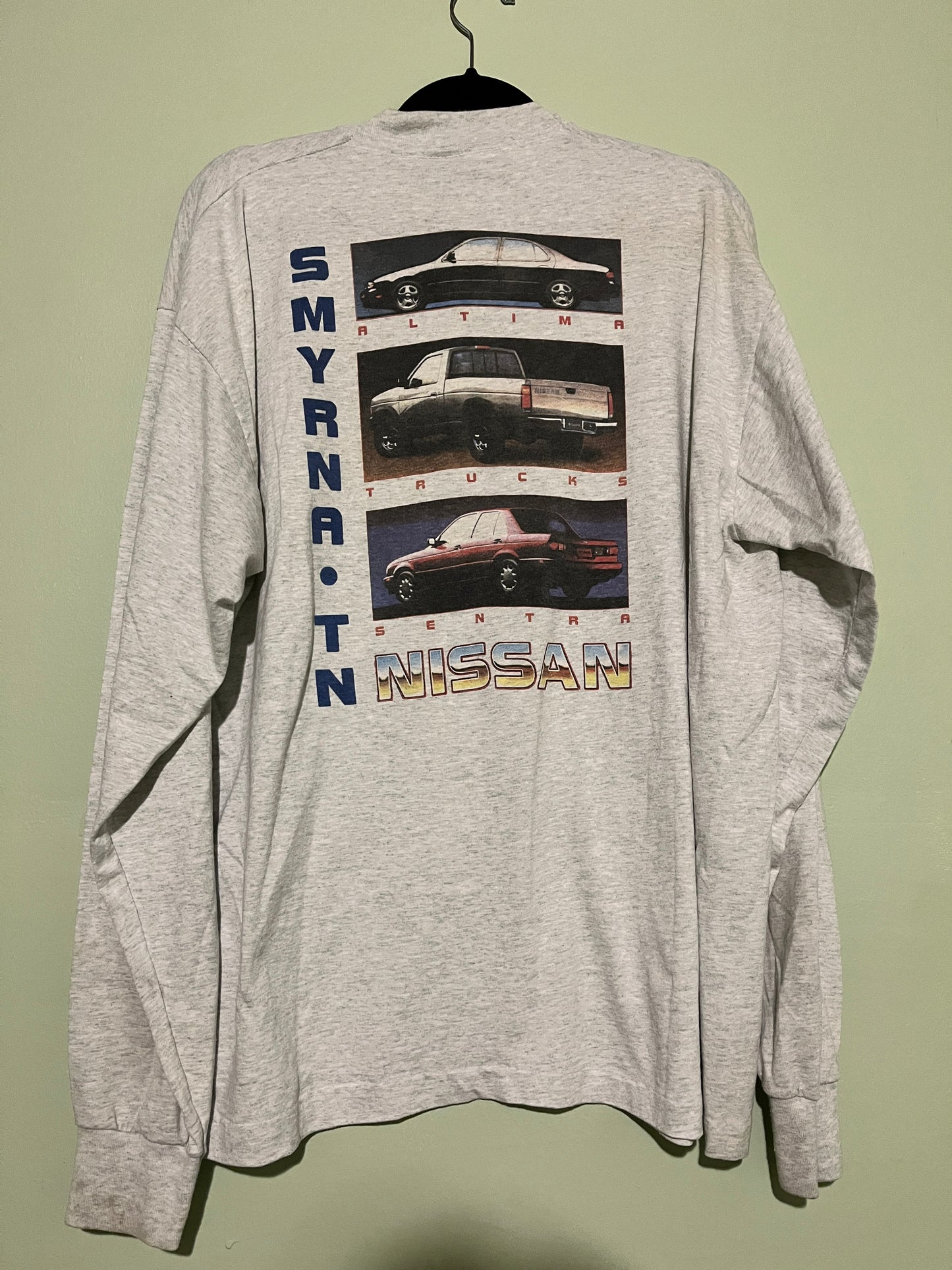 Vintage 90’s Nissan Altima, Sentra, Trucks Symrna Long Sleeve Shirt