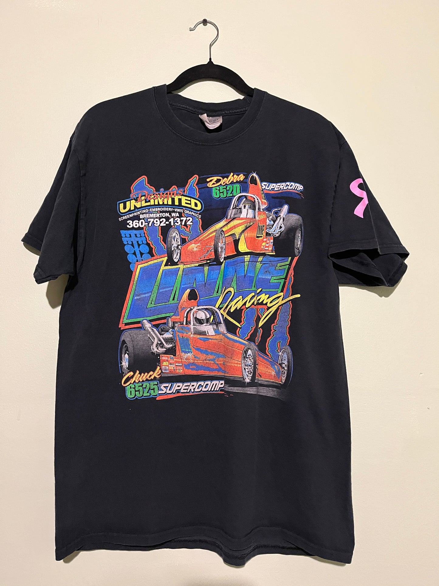 Vintage 90’s Linne Racing NHRA Super Comp T-shirt