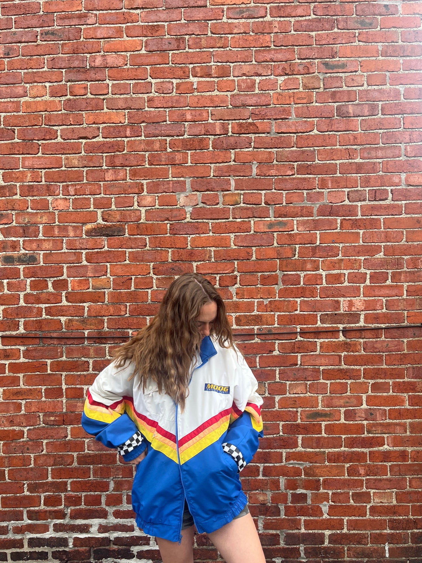 Vintage 90’s MOOG Racing Windbreaker Jacket