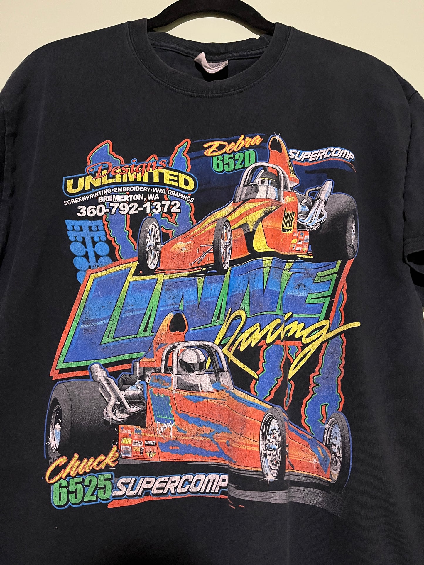 Vintage 90’s Linne Racing NHRA Super Comp T-shirt