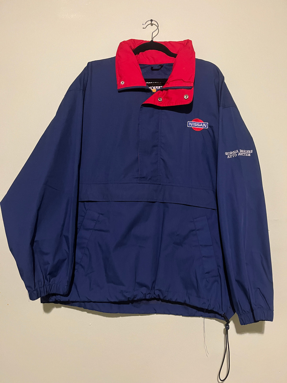 Vintage 90’s Nissan Georgia Dealers Auto Auction Windbreaker Jacket