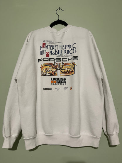 Vintage 1998 Monterey Historic Automobile Race 917 Crewneck Sweatshirt