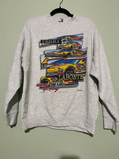 Vintage 1996 Terry Labonte Kellogg's Racing NASCAR Crewneck Sweatshirt