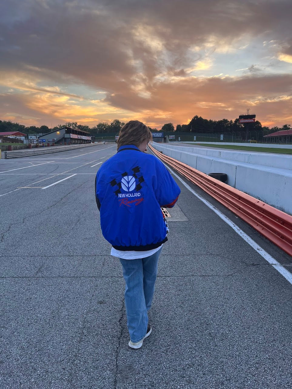 Vintage '90s Elliot-Hardy Motorsports New Holland Racing Jacket